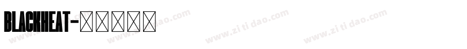 Blackheat字体转换