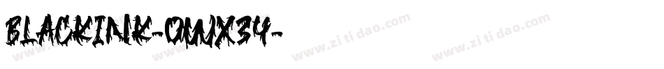 Blackink-owX34字体转换
