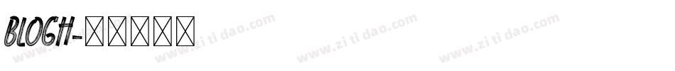 Blogh字体转换