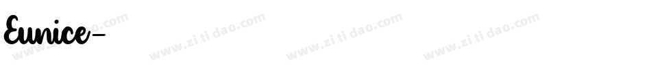Eunice字体转换