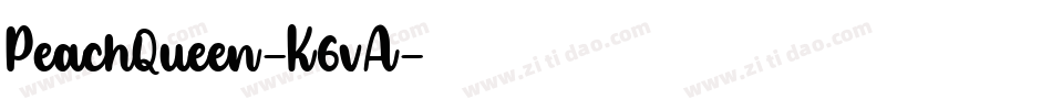 PeachQueen-K6vA字体转换