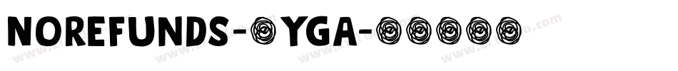 Norefunds-5yGa字体转换