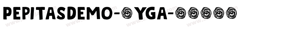 PepitasDemo-5YGa字体转换