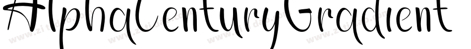 AlphaCenturyGradient-X3AJg字体转换