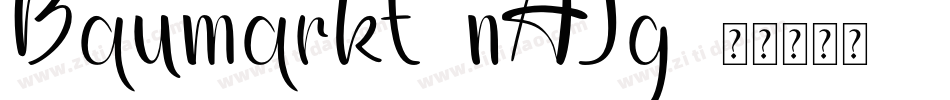 Baumarkt-nAJg字体转换 Baumarkt-nAJg字体转换