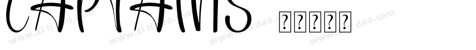CAPTAINS字体转换
