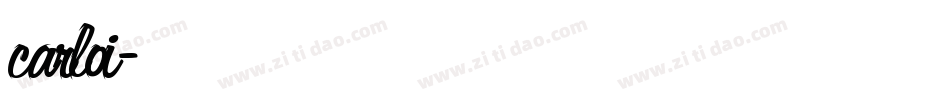 carloi字体转换
