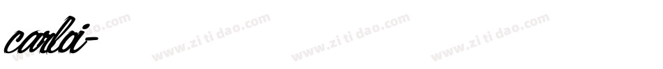 carloi字体转换