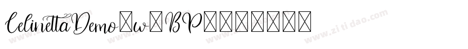 CelinettaDemo-w1BP9字体转换