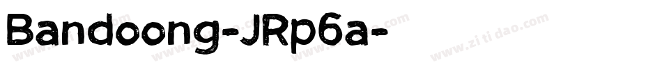 Bandoong-JRp6a字体转换