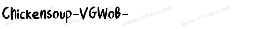 Chickensoup-VGWoB字体转换