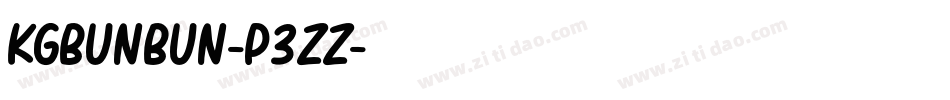 KgBunbun-P3ZZ字体转换 KgBunbun-P3ZZ字体转换
