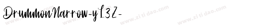 DrummonNarrow-yL3Z字体转换