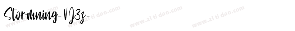 Stormning-VJ3z字体转换