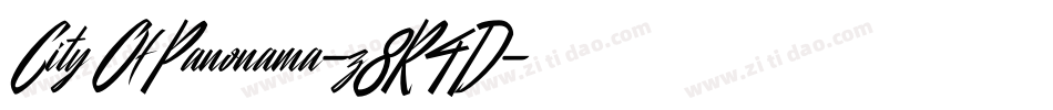 CityOfPanonama-z8R4D字体转换