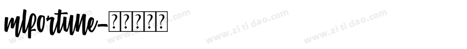 mlfortune字体转换
