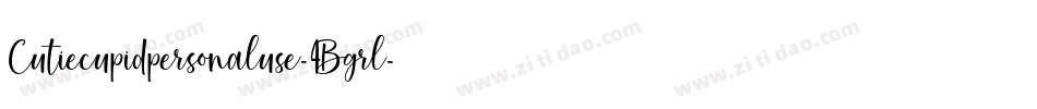 Cutiecupidpersonaluse-4Bgrl字体转换