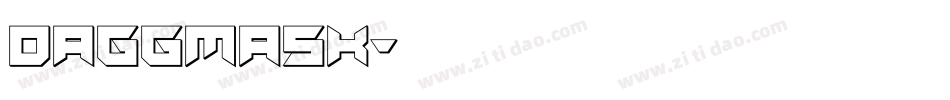 Daggmask字体转换