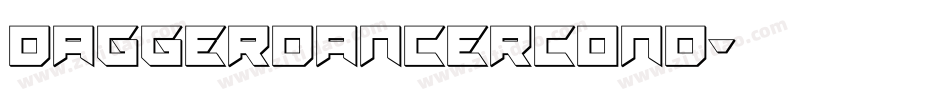 daggerdancercond字体转换