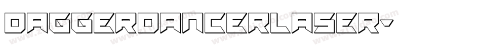 daggerdancerlaser字体转换