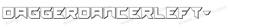 daggerdancerleft字体转换