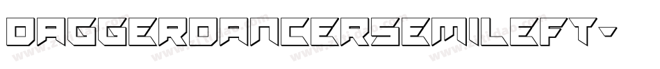 daggerdancersemileft字体转换