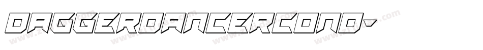 daggerdancercond字体转换