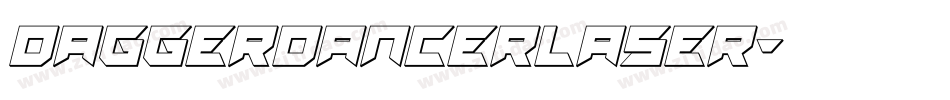 daggerdancerlaser字体转换