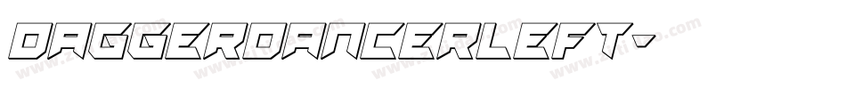 daggerdancerleft字体转换