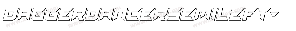 daggerdancersemileft字体转换