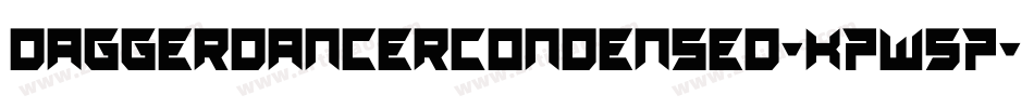 DaggerDancerCondensed-K7W57字体转换