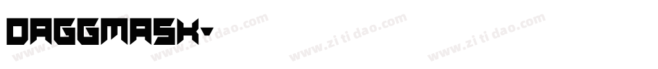 Daggmask字体转换