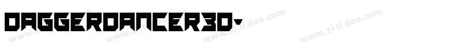 daggerdancer3d字体转换