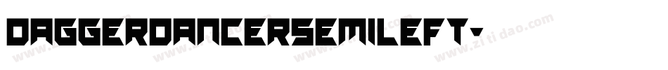 daggerdancersemileft字体转换
