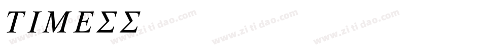 TIMESS字体转换