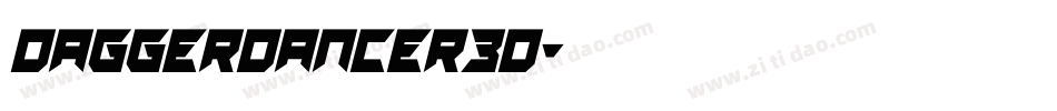 daggerdancer3d字体转换