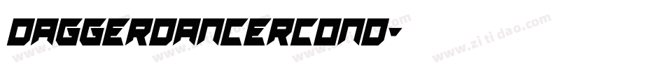 daggerdancercond字体转换