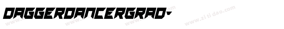 daggerdancergrad字体转换