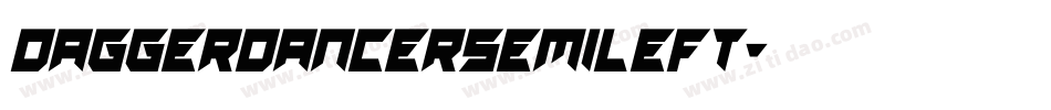 daggerdancersemileft字体转换