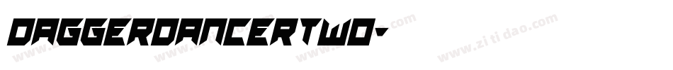 daggerdancertwo字体转换