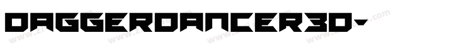 daggerdancer3d字体转换