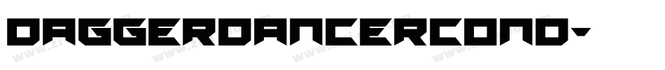 daggerdancercond字体转换
