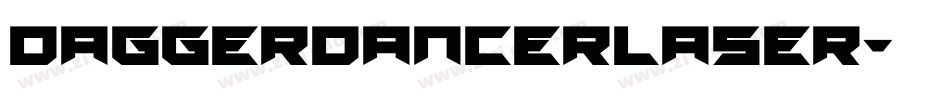 daggerdancerlaser字体转换