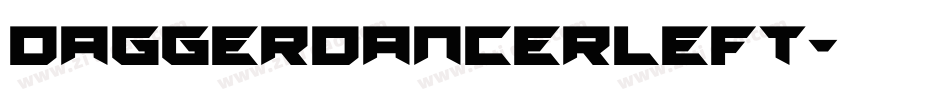 daggerdancerleft字体转换