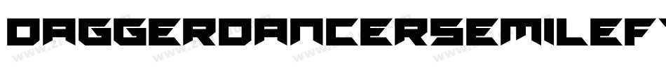 daggerdancersemileft字体转换