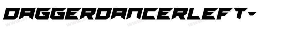 daggerdancerleft字体转换