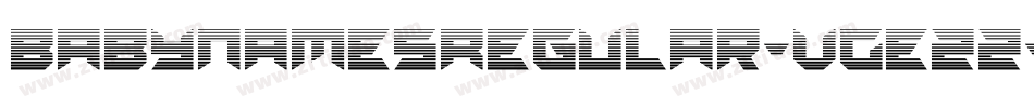 BabyNamesRegular-VGEzZ字体转换