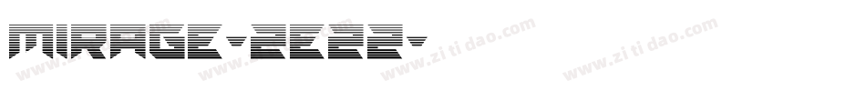 Mirage-ZEzz字体转换