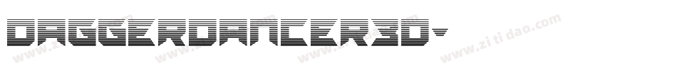 daggerdancer3d字体转换