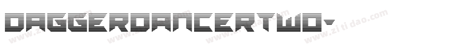 daggerdancertwo字体转换